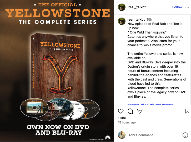 Real Talk With Bob & Tee - Instagram Post